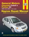 Haynes Service Manual Chevrolet Cobalt/G5 2005-07